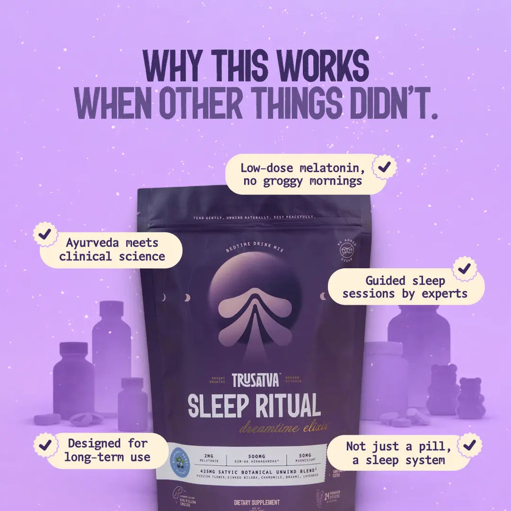 TruSatva Sleep Ritual – Natural Sleep Drink