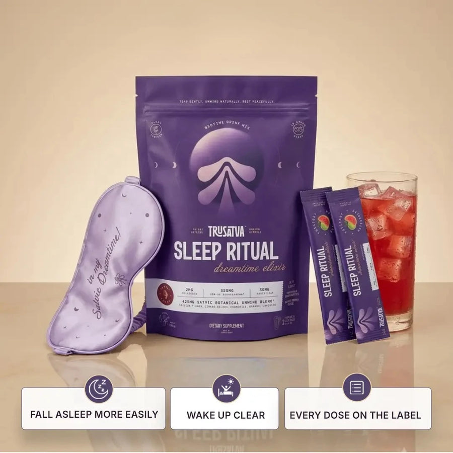 TruSatva Sleep Ritual – Natural Sleep Drink
